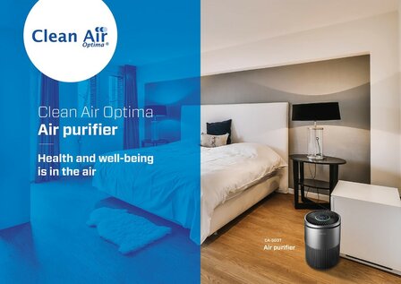 Clean Air Optima CA-503T Compact Smart UV ionisator luchtreiniger titanium