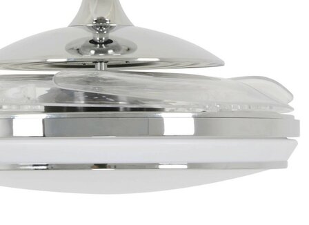 Beacon Fanaway Evo1 Led plafondventilator met verlichting chroom 122 cm