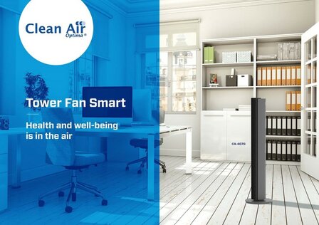 Clean Air Optima CA-407G Smart luxe torenventilator met ionisator + app