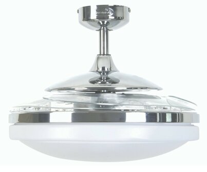 Beacon Fanaway Evo2 Endure plafondventilator chroom 122 cm 210932 ingeklapte bladen