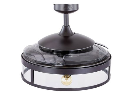 Beacon Fanaway Classic Antique Black plafondventilator 122 cm 212927 bladen ingeklapt