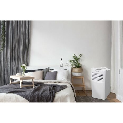 Bestron AAC9000 mobiele airco 9000 BTU energieklasse A in slaapkamer