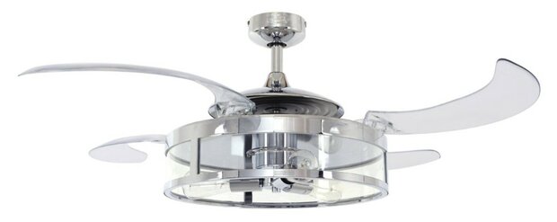 Beacon Fanaway Classic Chrome plafondventilator 122 cm 212926 voorzijde