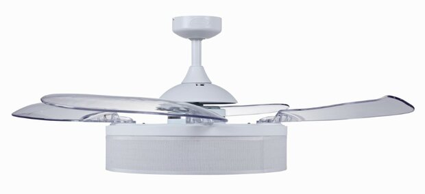 Beacon 511030 Fanaway Fraser plafondventilator met verlichting wit 121 cm